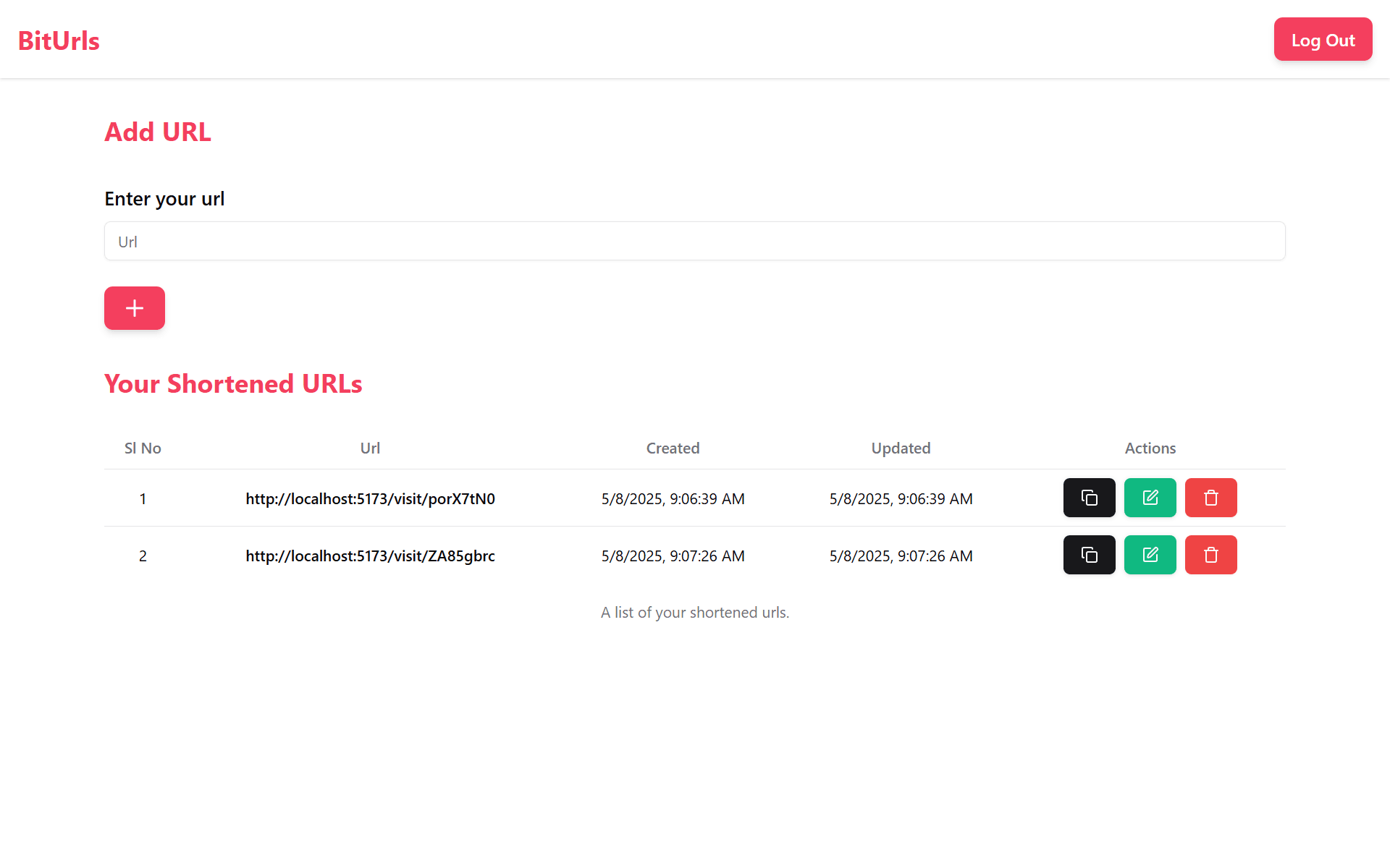 BitUrls - URL Shortener